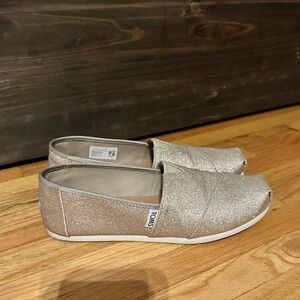 Toms Alpargata slip on Rose gold